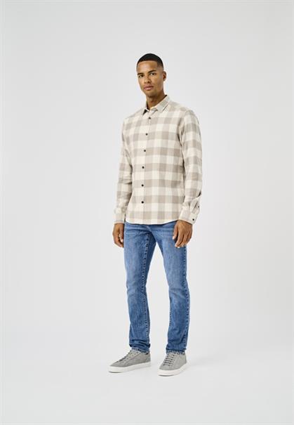 ONSGUDMUND LS CHECKED SHIRT NOOS antique white