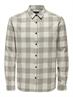 ONSGUDMUND LS CHECKED SHIRT NOOS antique white
