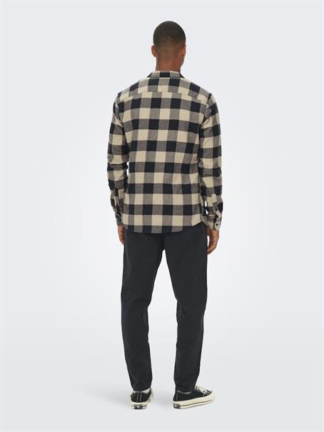 ONSGUDMUND LS CHECKED SHIRT NOOS dunkelblau1