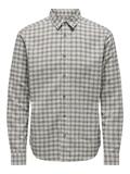 ONSGUDMUND LS CHECKED SHIRT NOOS egret