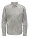 ONSGUDMUND LS CHECKED SHIRT NOOS egret