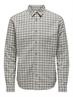 ONSGUDMUND LS CHECKED SHIRT NOOS egret