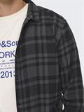 ONSGUDMUND LS CHECKED SHIRT NOOS jet black