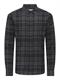 ONSGUDMUND LS CHECKED SHIRT NOOS jet black