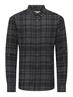ONSGUDMUND LS CHECKED SHIRT NOOS jet black