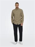 ONSGUDMUND SLIM 1-PKT SOLID SHIRT NOOS chinchilla