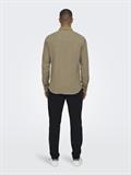 ONSGUDMUND SLIM 1-PKT SOLID SHIRT NOOS chinchilla