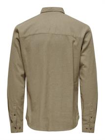ONSGUDMUND SLIM 1-PKT SOLID SHIRT NOOS chinchilla