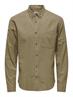 ONSGUDMUND SLIM 1-PKT SOLID SHIRT NOOS chinchilla