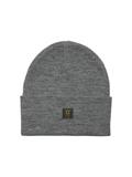 ONSISAAC FLAT KNIT LOGO BEANIE NOOS medium grey melange