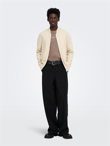 ONSJAMES RLX CARDIGN KNIT oatmeal