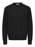 ONSJAMES RLX CREW KNIT NOOS black