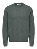 ONSJAMES RLX CREW KNIT NOOS castor gray