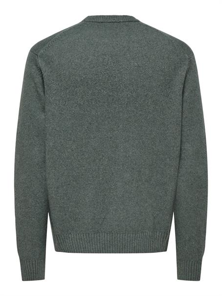 ONSJAMES RLX CREW KNIT NOOS castor gray