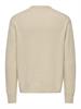ONSJAMES RLX CREW KNIT NOOS oatmeal