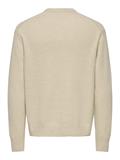 ONSJAMES RLX CREW KNIT NOOS oatmeal