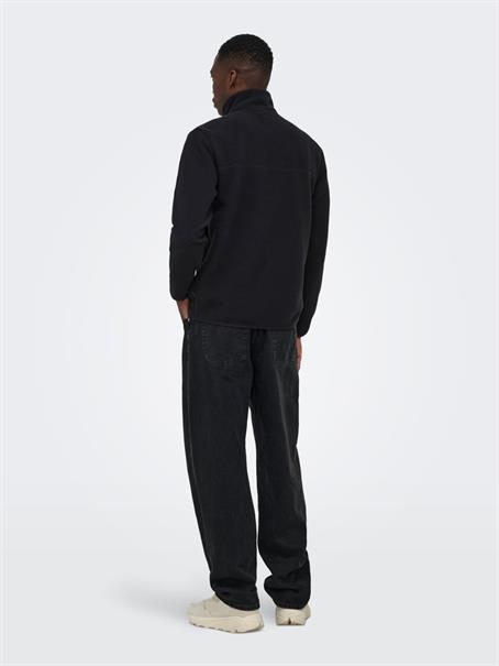 ONSJASON PRTC FLEECE JACKET OTW NOOS black