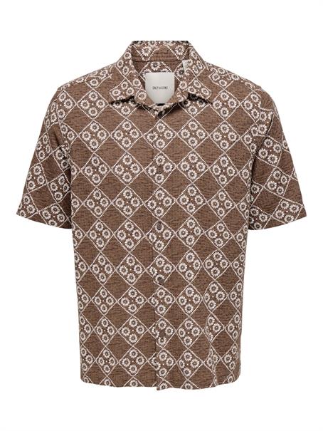 ONSJOHNSON REG SS 036 SHIRT potting soil