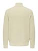 ONSJOIN REG LS HIGH NECK KNIT CAMP egret