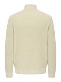ONSJOIN REG LS HIGH NECK KNIT CAMP egret
