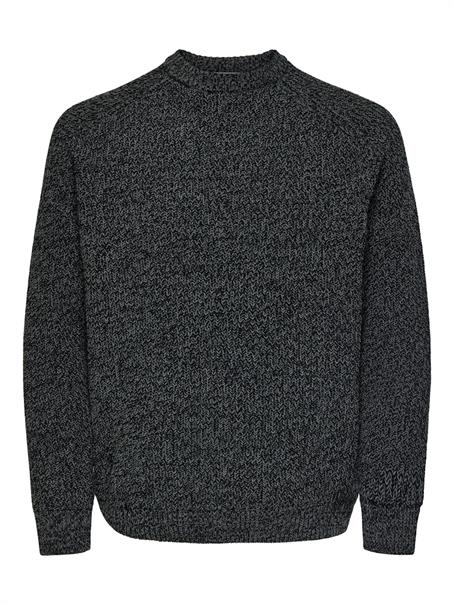 ONSJOIN RLX LS RAGLAN KNIT black
