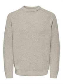 ONSJOIN RLX LS RAGLAN KNIT silver lining