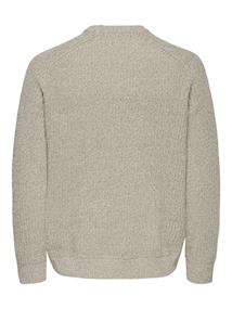 ONSJOIN RLX LS RAGLAN KNIT silver lining