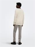 ONSJONAS REG CREW NECK KNIT egret