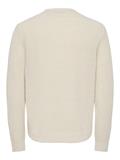 ONSJONAS REG CREW NECK KNIT egret