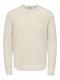 ONSJONAS REG CREW NECK KNIT egret