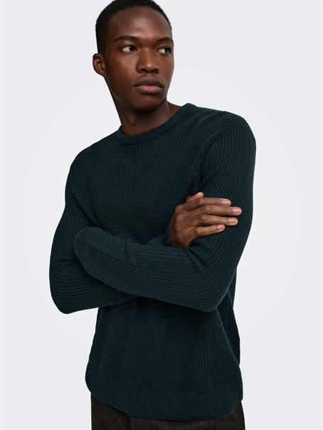 ONSJONAS REG CREW NECK KNIT sky captain1