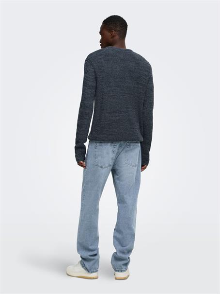 ONSJONAS REG CREW NECK KNIT sky captain3