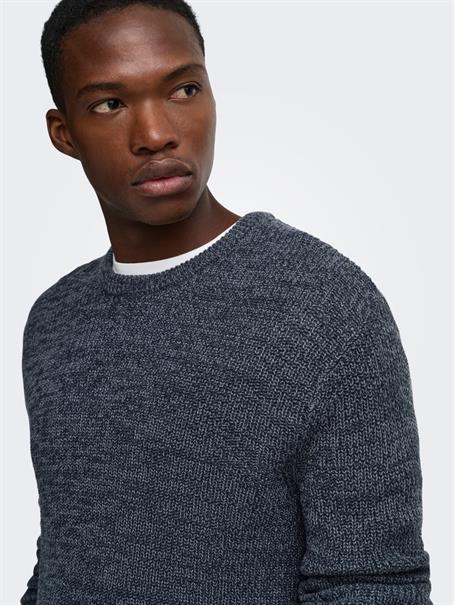 ONSJONAS REG CREW NECK KNIT sky captain3