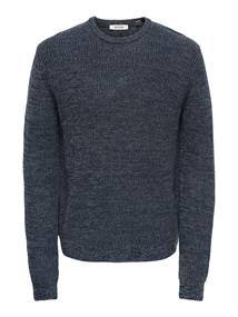ONSJONAS REG CREW NECK KNIT sky captain