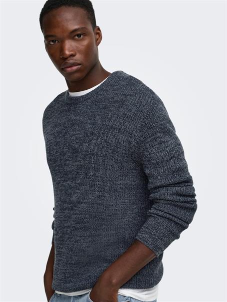 ONSJONAS REG CREW NECK KNIT sky captain