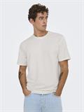 ONSKIAN LIFE REG SEERSUCKER SS TEE NOOS cloud dancer