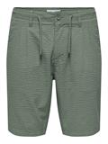 ONSLEO LIFE 0009 SEERSUCKER SHORTS NOOS castor gray
