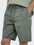 ONSLEO LIFE 0009 SEERSUCKER SHORTS NOOS castor gray