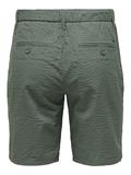 ONSLEO LIFE 0009 SEERSUCKER SHORTS NOOS castor gray