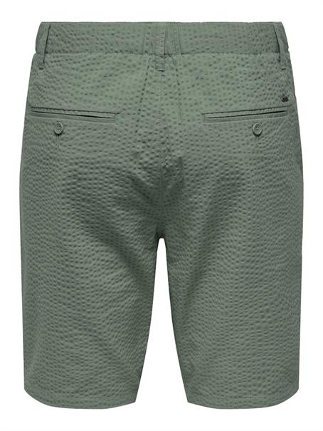 ONSLEO LIFE 0009 SEERSUCKER SHORTS NOOS castor gray