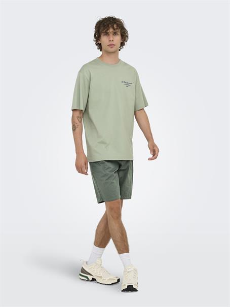 ONSLEO LIFE 0009 SEERSUCKER SHORTS NOOS castor gray