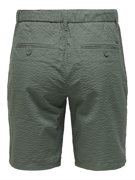 ONSLEO LIFE 0009 SEERSUCKER SHORTS NOOS castor gray