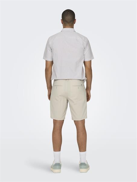 ONSLEO LIFE 0009 SEERSUCKER SHORTS NOOS silver lining