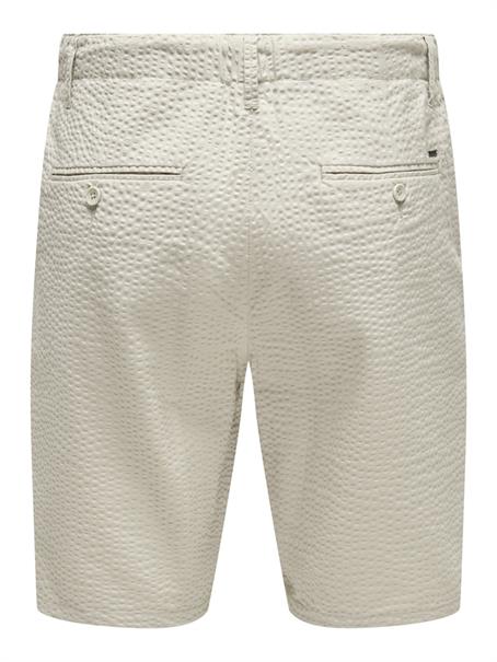 ONSLEO LIFE 0009 SEERSUCKER SHORTS NOOS silver lining