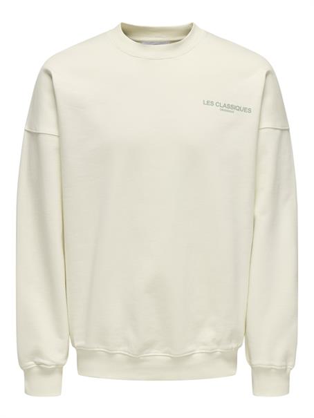 ONSLES CLASSIQUES RLX CREWNECK egret