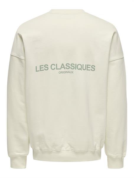 ONSLES CLASSIQUES RLX CREWNECK egret