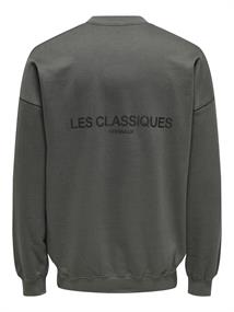ONSLES CLASSIQUES RLX CREWNECK grey pinstripe