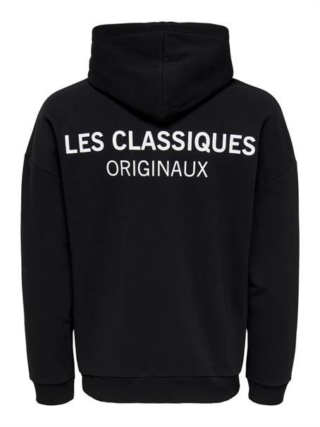 ONSLESCLASSIQUES RLX HOODIE SWEAT CS black