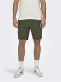 ONSLINUS 0007 COT LIN SHORTS NOOS olive night