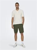 ONSLINUS 0007 COT LIN SHORTS NOOS olive night